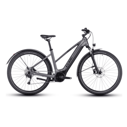 VTC Électrique CUBE NURIDE HYBRID PERFORMANCE 625 ALLROAD TRAPEZ Gris 2023