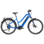 Vélo de Randonnée Électrique HAIBIKE TREKKING 4 TRAPEZ Bleu 2023