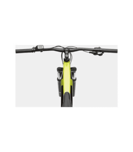 VTT électrique semi-rigide Cannondale Trail Neo 4 Highlighter freinage disque jaune pâle
