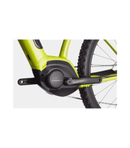 VTT électrique semi-rigide Cannondale Trail Neo 4 Highlighter freinage disque jaune pâle